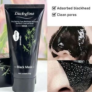 Luckyfine Black Charcoal Peel-Off Mask - Black